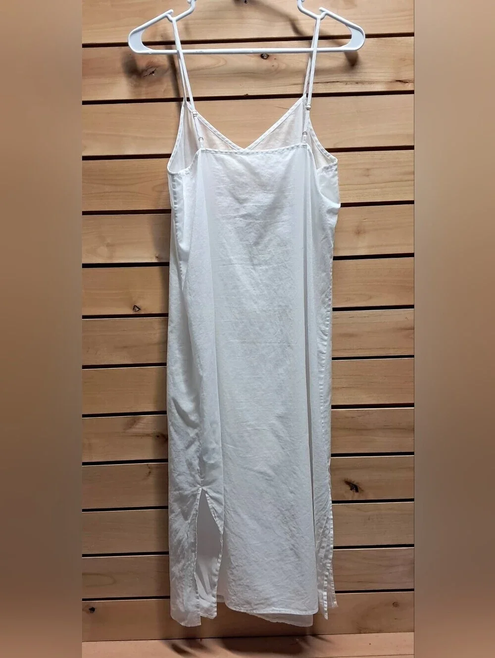 Tory Burch Embroidered Linen Peasant Dress Size S